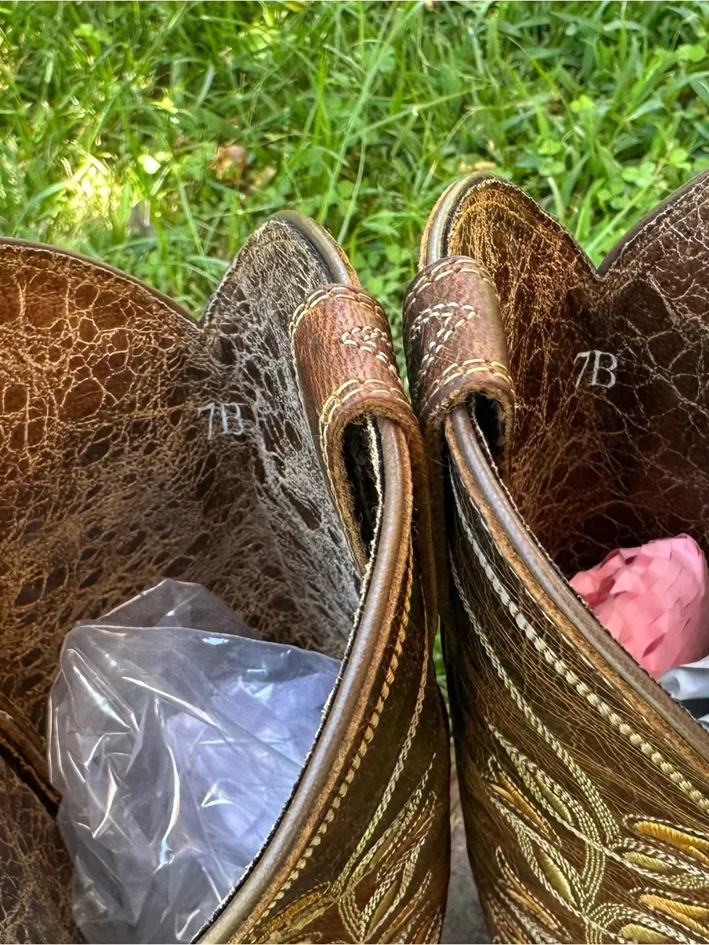Ariat Western Cowboy Boots Desert Holly Brown Leather Women’s Size 7B 10014100 - Picture 5 of 10